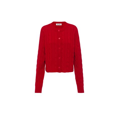 miu miu club sweater|miumiu cashmere cardigan.